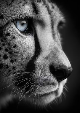 Close-up Cheetah Portrait