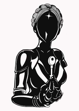 Atomic Heart – Android Statue Art