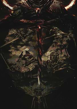 Dark Fantasy Warrior Portrait