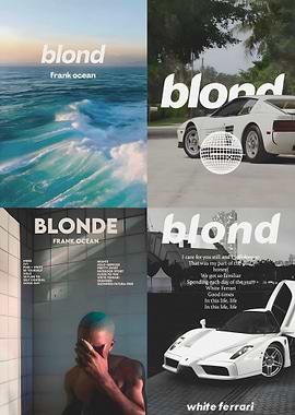 Frank Ocean Blond Album Art Collage