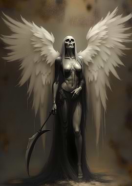 Angel of Death with Scythe