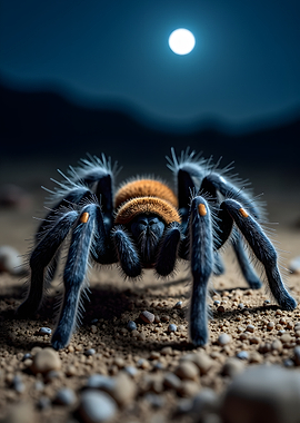 Tarantula Under the Moon
