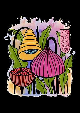 Whimsical Botanical Illustration