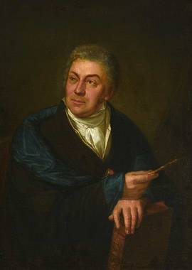 Portrait of a Man in Blue Robe