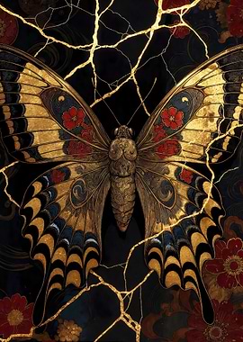 Kintsugi Butterfly