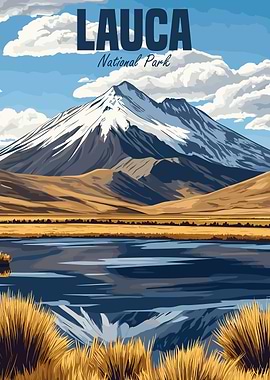 Lauca National Park Poster