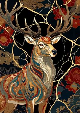 Kintsugi Deer