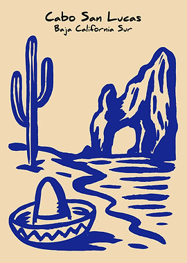 Cabo San Lucas Desert Landscape