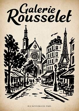 Galerie Rousselet Paris Street Scene