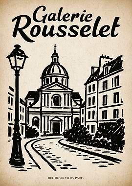 Galerie Rousselet Vintage Poster