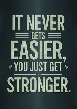 Motivational Quote Text Art