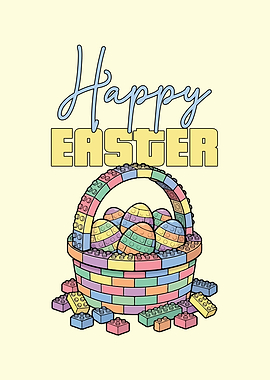 Happy Easter Lego Basket