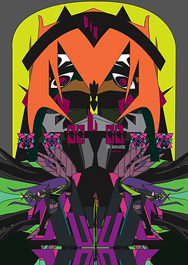 Abstract Geometric Digital Art