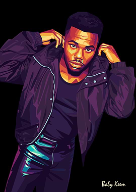 Baby Keem Pop Art Portrait