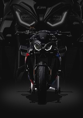 BMW M Motorcycle Front View