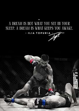 Ilia Topuria Motivational Quote