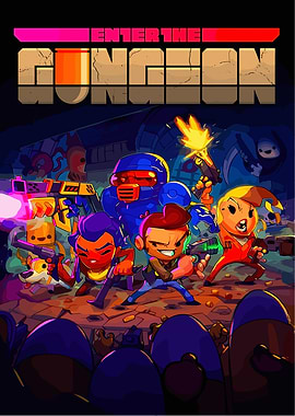 Enter the Gungeon Game Art