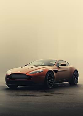 Aston Martin Vantage in Fog