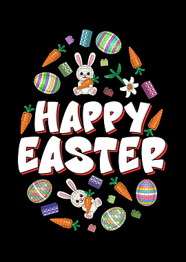 Happy Easter Lego Style