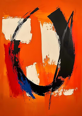 Vibrant Abstract Brushstrokes