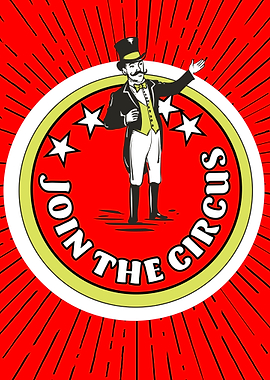 Join the Circus Vintage Poster
