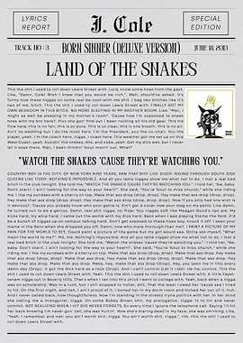 J. Cole LAnd of the Snakes