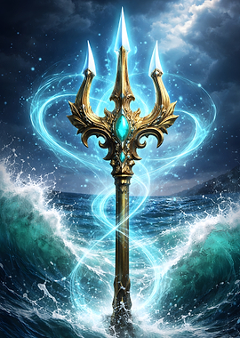Golden Trident of Poseidon