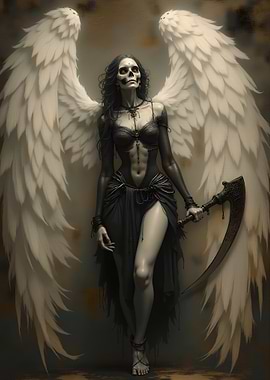 Angel of Death with Scythe