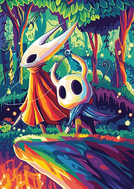 Hollow Knight Characters in Forest