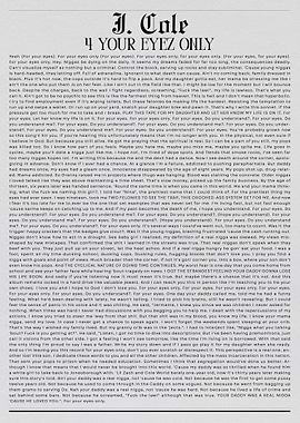 J. Cole 4 Your Eyez Only