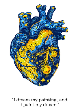 Starry Heart Painting