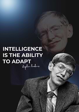 Stephen Hawking Quote Poster