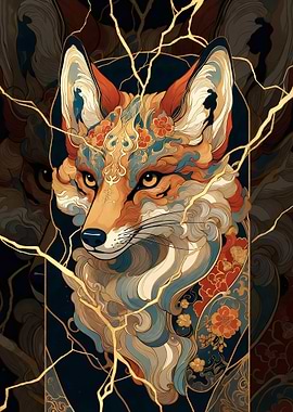 Kintsugi Fox