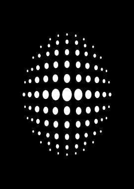 Abstract Halftone Sphere