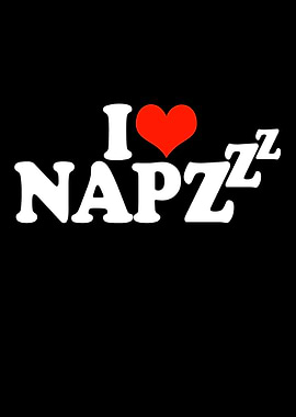 I Love Naps Text Art