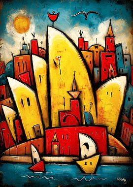 Chromatic Sydney Opera House Abstract