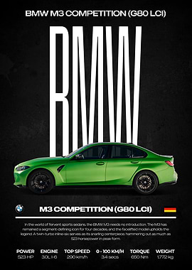 BMW M3 Competition G80 LCI