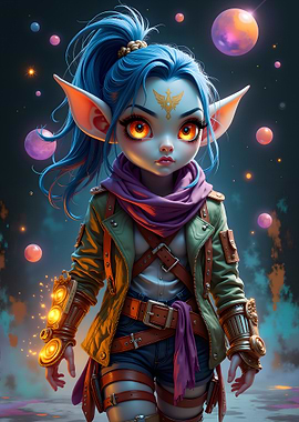 Fantasy Elf Character Portrait