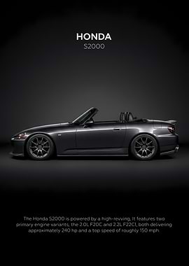 Car S2000 Dark Minimalist