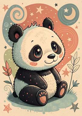 Cute Panda Illustration