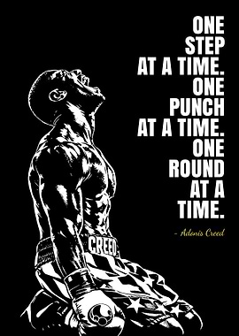 Adonis Creed Motivational Poster