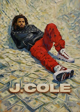 J. Cole on a Bed of Money