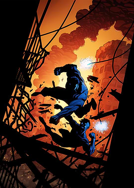 Invincible in a destroyed city