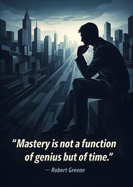 Man contemplating city