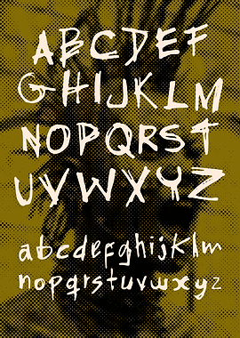 Handwritten Alphabet Display