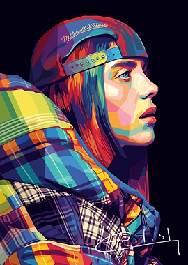 Billie Eilish Pop art
