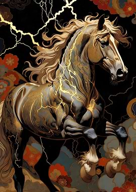 Kintsugi Horse