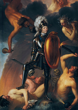 Allegorical Painting of a Warrior