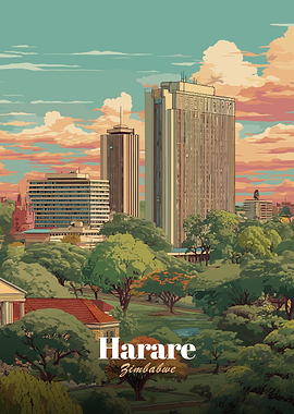 Harare, Zimbabwe Cityscape