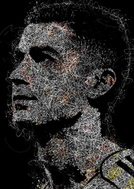 Ronaldo Abstract Portrait